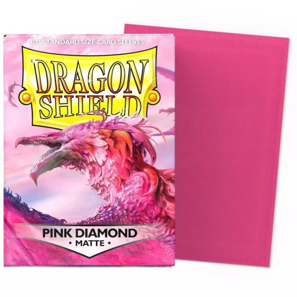 Sleeves Matte Pink Diamond - Standard - Dragon Shield