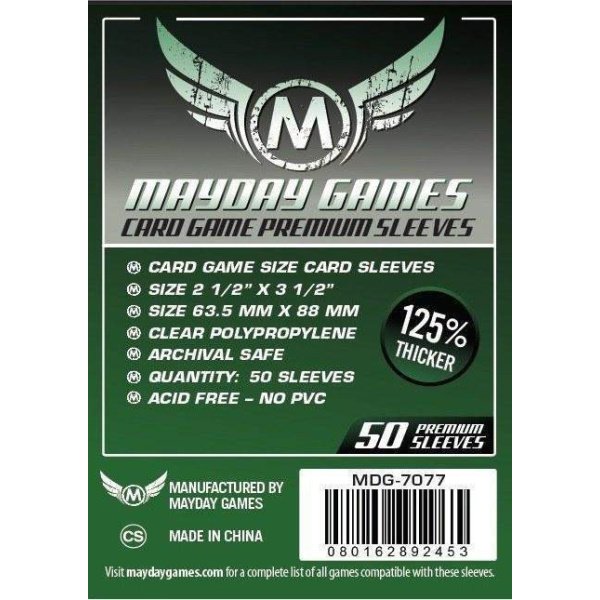 Sleeves - Mayday - 63.5x88mm (x50)