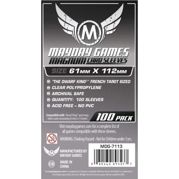 Sleeves - Mayday - 61x112mm (x100)