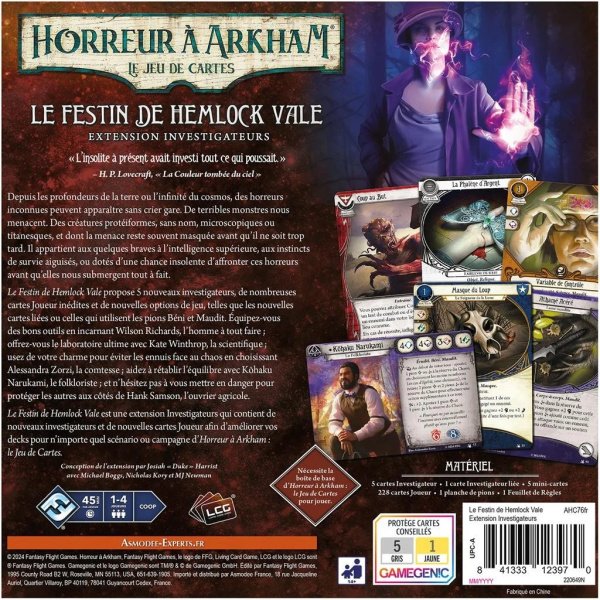 Horreur à Arkham JCE V2 - Le Festin de Hemlock Vale (Investigateurs) – Image 3