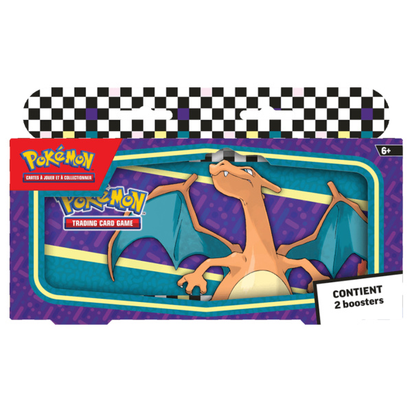 Coffret 2 Boosters + Plumier Dracaufeu - Pokémon