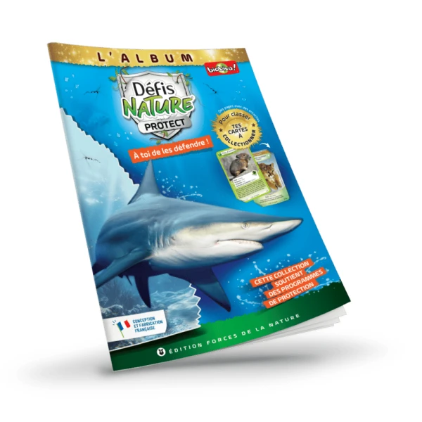 Album de rangement Requin Borde – Défis Nature Protect - Bioviva