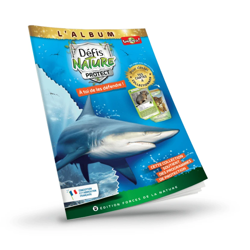 Album de rangement Requin Borde – Défis Nature Protect - Bioviva