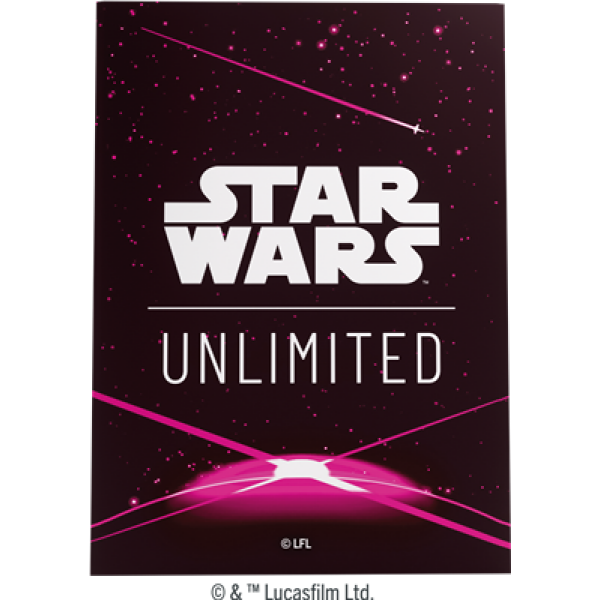 Art Sleeves Card Back Magenta - Star Wars Unlimited