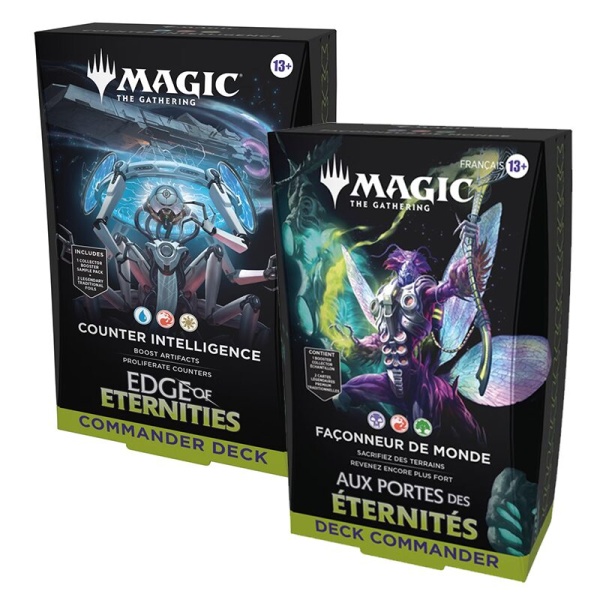 Pack 2 Decks Commander Edge of Eternity - FR - Magic The Gathering