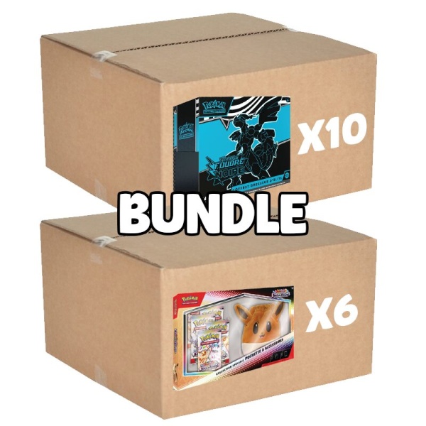 Bundle Case ETB 10.5 Foudre Noire + Case Coffret Accessoire 8.5 - FR - Pokémon