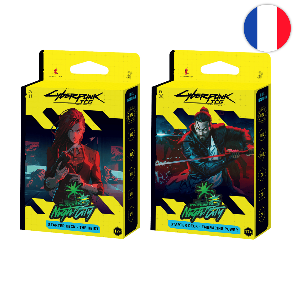Lot - Starters Decks - Welcome to Night City - FR - Cyberpunk TCG