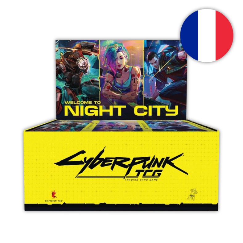 Display - Welcome To Night City - FR - Cyberpunk TCG