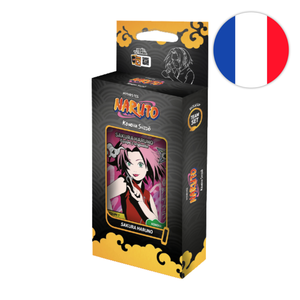 Team Set Sakura - Set 1 - 2nd Edition - Konoha Shido - FR - Naruto Mythos TCG