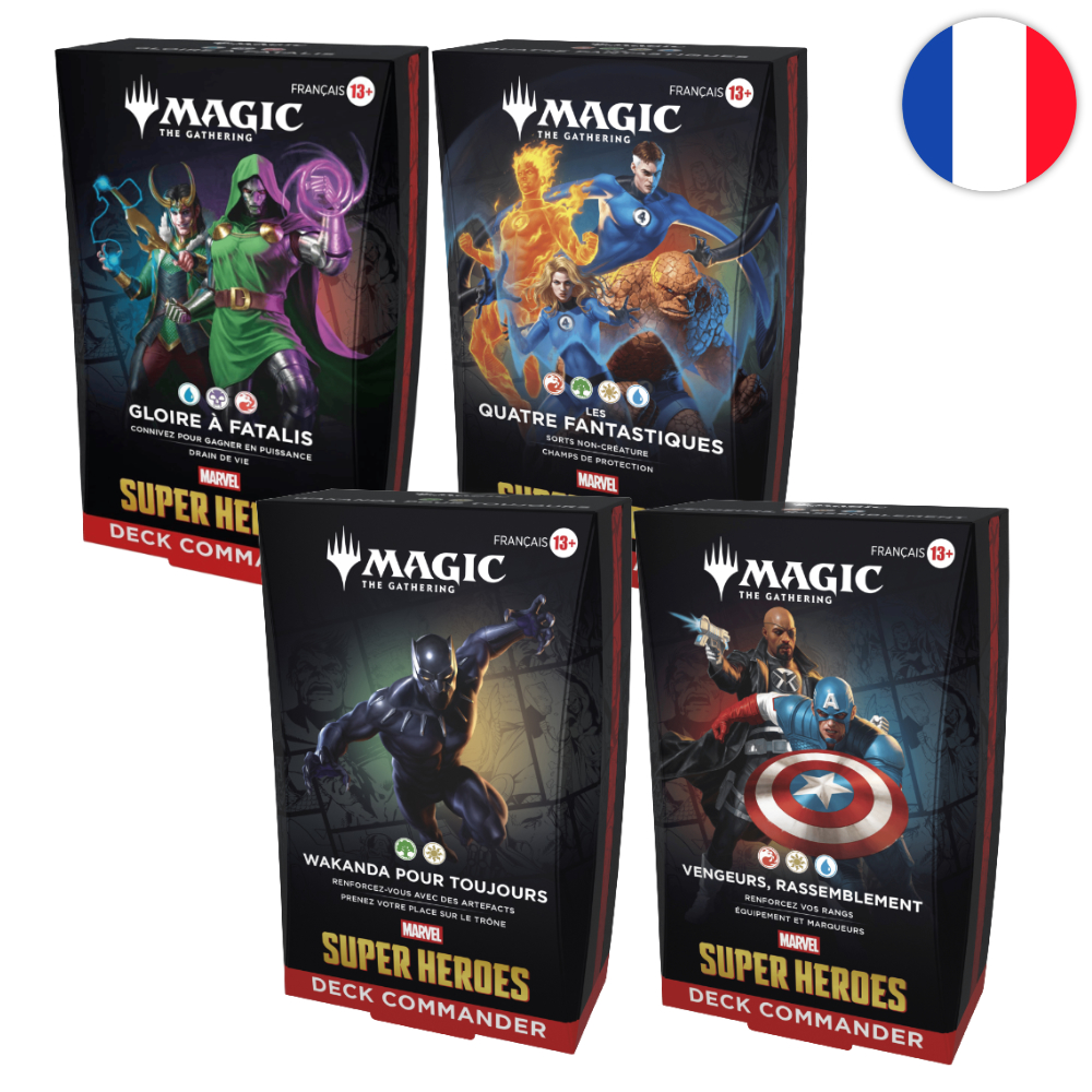 Lot Deck Commander - Marvel Super Heroes - FR - Magic The Gathering