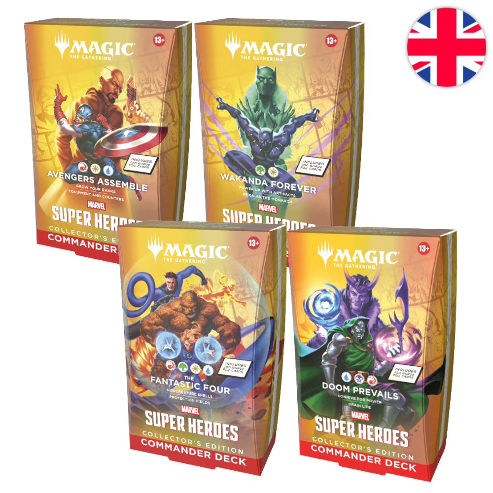 Lot Deck Commander Collector - Marvel Super Heroes - EN - Magic The Gathering