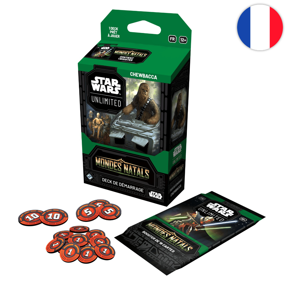 Deck de Démarage - Set 09 - Chewbacca - Mondes Natals - FR - Star Wars Unlimited